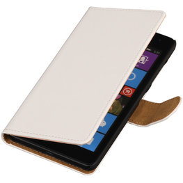 Wit Huawei Ascend Y520 Book/Wallet Case/Cover Hoesje