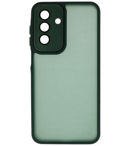 Mat-Transparent met Camera Beschermer Case voor Samsung Galaxy A16 Donker Groen