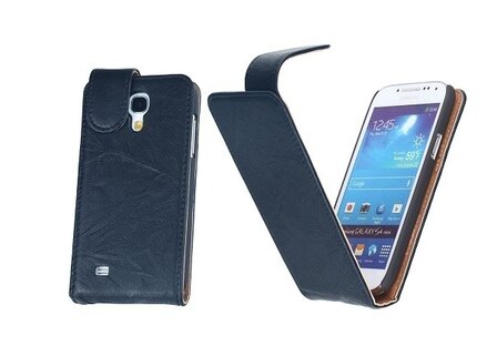 BestCases Nevy Blue Luxe Kreukelleer Flipcase Samsung Galaxy S4 i9500