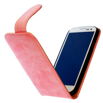 Bestcases Vintage Pink Flipcase Nokia Lumia 625