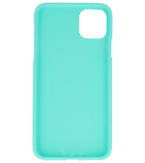 Color Backcover voor iPhone 11 Pro Max Turquoise