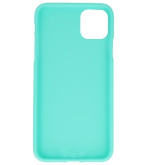 Color Backcover voor iPhone 11 Pro Max Turquoise