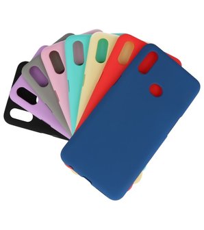 Color Backcover voor Samsung Galaxy A10s Zwart