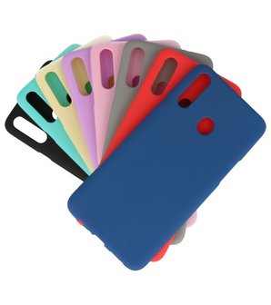 Color Backcover voor Samsung Galaxy A20s Grijs