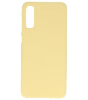 Samsung Galaxy A30s backcover geel