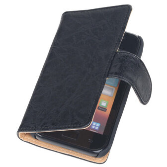 Bestcases Vintage Zwart Book Cover LG Optimus L5 2 E460