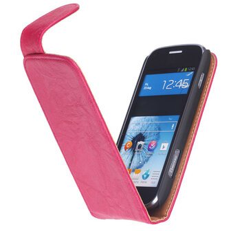 BestCases Fuchsia Kreukelleer Flipcase LG Optimus G E975