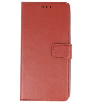 Wallet Cases Hoesje Samsung Galaxy A10s Bruin