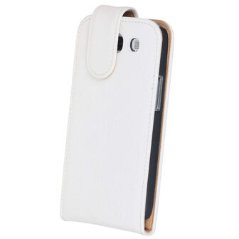 Bestcases Vintage Creme Flipcase Hoesje voor Samsung Galaxy S3 i9300