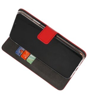 Wallet Cases Hoesje Samsung Galaxy A70s Rood