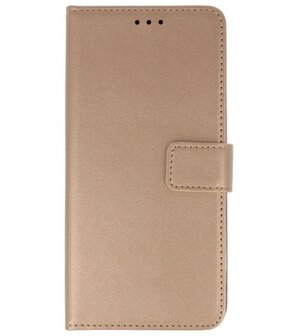 Wallet Cases Hoesje Samsung Galaxy A70s Goud