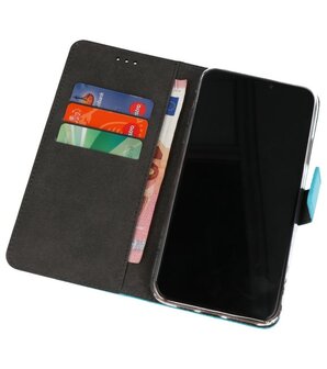 Wallet Cases Hoesje Samsung Galaxy Note 10 Blauw