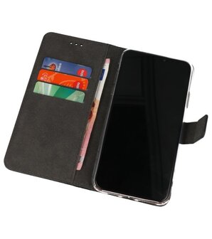 Wallet Cases Hoesje Nokia 6.2 Zwart