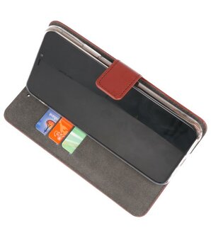 Wallet Cases Hoesje Nokia 7.2 Bruin