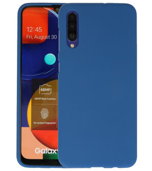 Color Backcover voor Samsung Galaxy A50s Navy