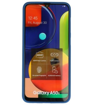 Color Backcover voor Samsung Galaxy A50s Navy