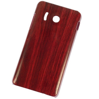 Hardcase Hout Design Back Cover Hoesje Huawei Ascend Y300