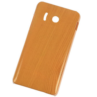 Hardcase Hout Design Back Cover Hoesje Huawei Ascend Y300