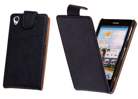 BestCases Nevy Blue Kreukelleer Flipcase Sony Xperia Z1 