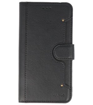 Luxe Portemonnee Hoesje voor iPhone 11 Pro Zwart