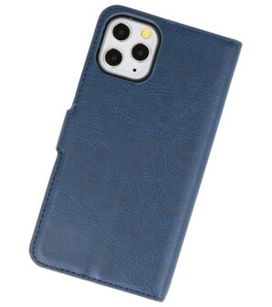 Luxe Portemonnee Hoesje voor iPhone 11 Pro Navy