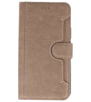 Luxe Portemonnee Hoesje voor iPhone 11 Pro Grijs