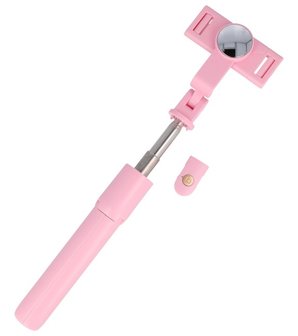 Bluetooth Selfie Tripod Stick ( Model K10 ) Roze