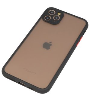 Kleurcombinatie Hard Case voor iPhone 11 Pro Max Zwart