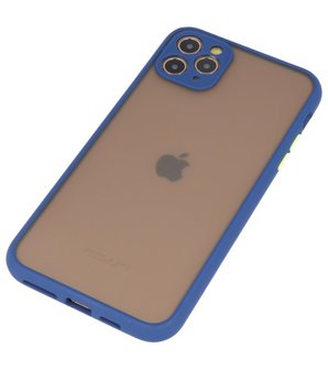 Kleurcombinatie Hard Case voor iPhone 11 Pro Max Blauw