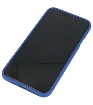 Kleurcombinatie Hard Case voor iPhone 11 Pro Max Blauw