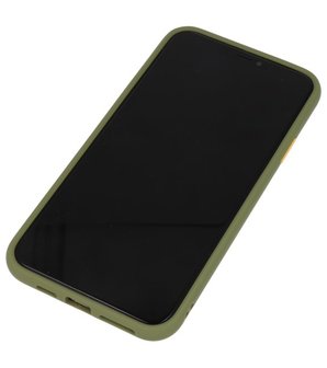 Kleurcombinatie Hard Case voor iPhone 11 Pro Max Groen