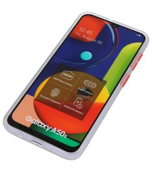 Kleurcombinatie Hard Case voor Samsung Galaxy A50 Transparant