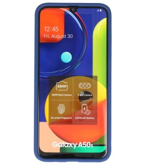Kleurcombinatie Hard Case voor Samsung Galaxy A50 Blauw