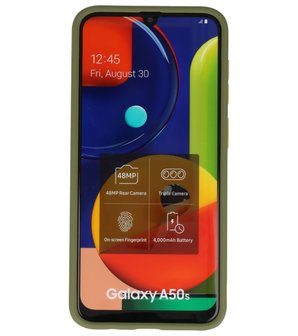 Kleurcombinatie Hard Case voor Samsung Galaxy A50 Groen