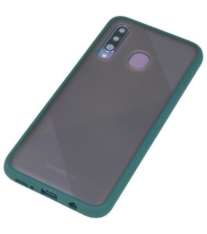 Kleurcombinatie Hard Case voor Samsung Galaxy A50 Donker Groen