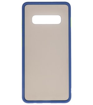 Kleurcombinatie Hard Case voor Samsung Galaxy S10 Plus Blauw