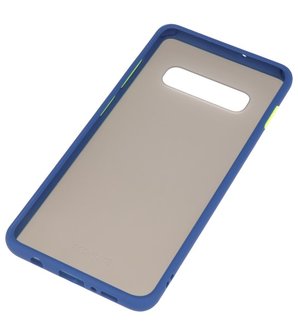 Kleurcombinatie Hard Case voor Samsung Galaxy S10 Plus Blauw