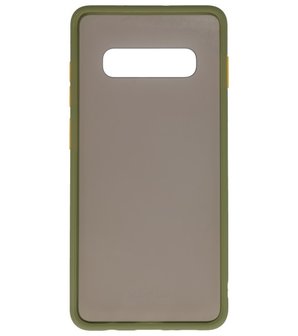 Kleurcombinatie Hard Case voor Samsung Galaxy S10 Plus Groen