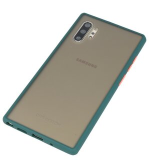 Kleurcombinatie Hard Case voor Samsung Galaxy Note 10 Plus Donker Groen