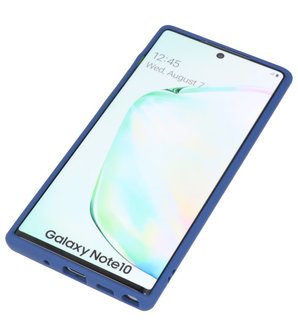 Kleurcombinatie Hard Case voor Samsung Galaxy Note 10 Blauw