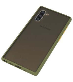 Kleurcombinatie Hard Case voor Samsung Galaxy Note 10 Groen