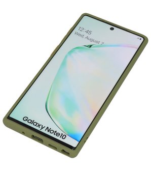 Kleurcombinatie Hard Case voor Samsung Galaxy Note 10 Groen