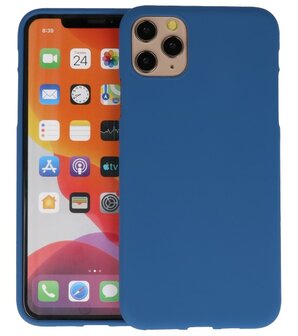 Color Backcover voor iPhone 11 Pro Max Navy