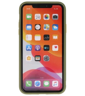 Kleurcombinatie Hard Case voor iPhone 11 Pro Max Groen