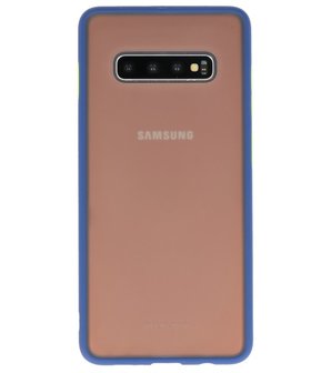 Kleurcombinatie Hard Case voor Samsung Galaxy S10 Plus Blauw
