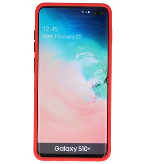 Kleurcombinatie Hard Case voor  Samsung Galaxy S10 Plus Rood