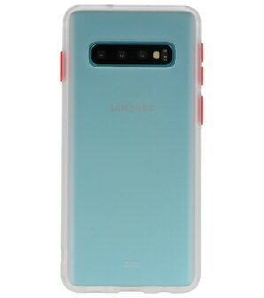 Kleurcombinatie Hard Case voor Samsung Galaxy S10 Transparant