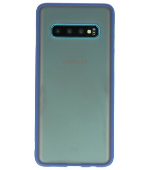 Kleurcombinatie Hard Case voor Samsung Galaxy S10 Blauw