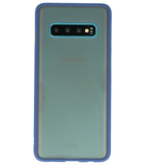 Kleurcombinatie Hard Case voor Samsung Galaxy S10 Blauw