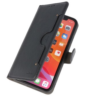 Luxe Portemonnee Hoesje voor iPhone 11 Pro Max Zwart